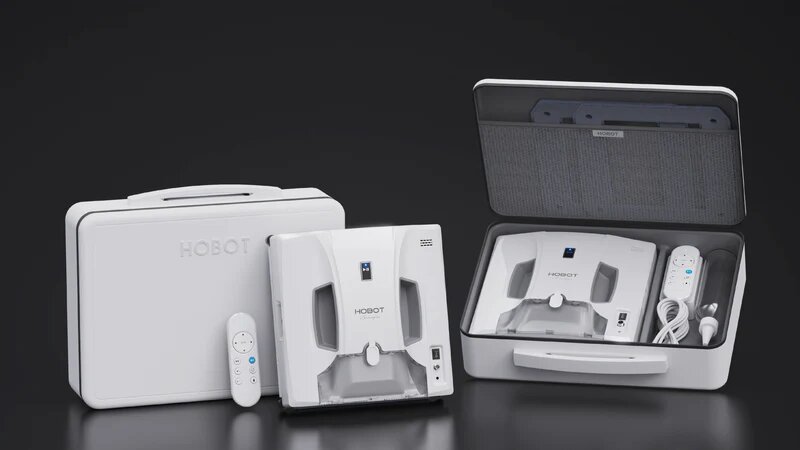 Robot Limpa-vidros Smartbot Hobot SP10 Branco-9