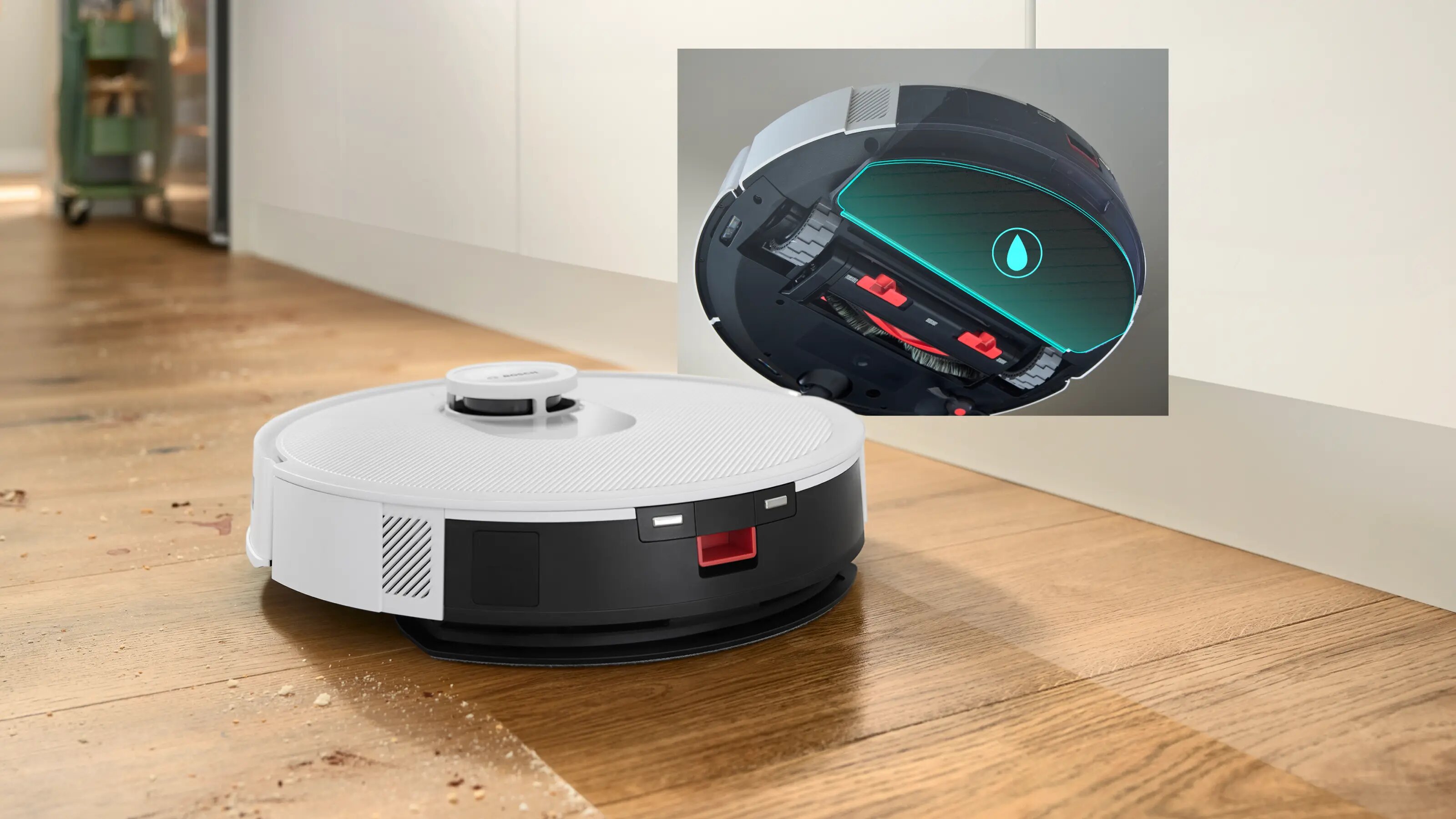 Robot Aspirador Bosch BCRC1W Spotless - Branco Branco-5