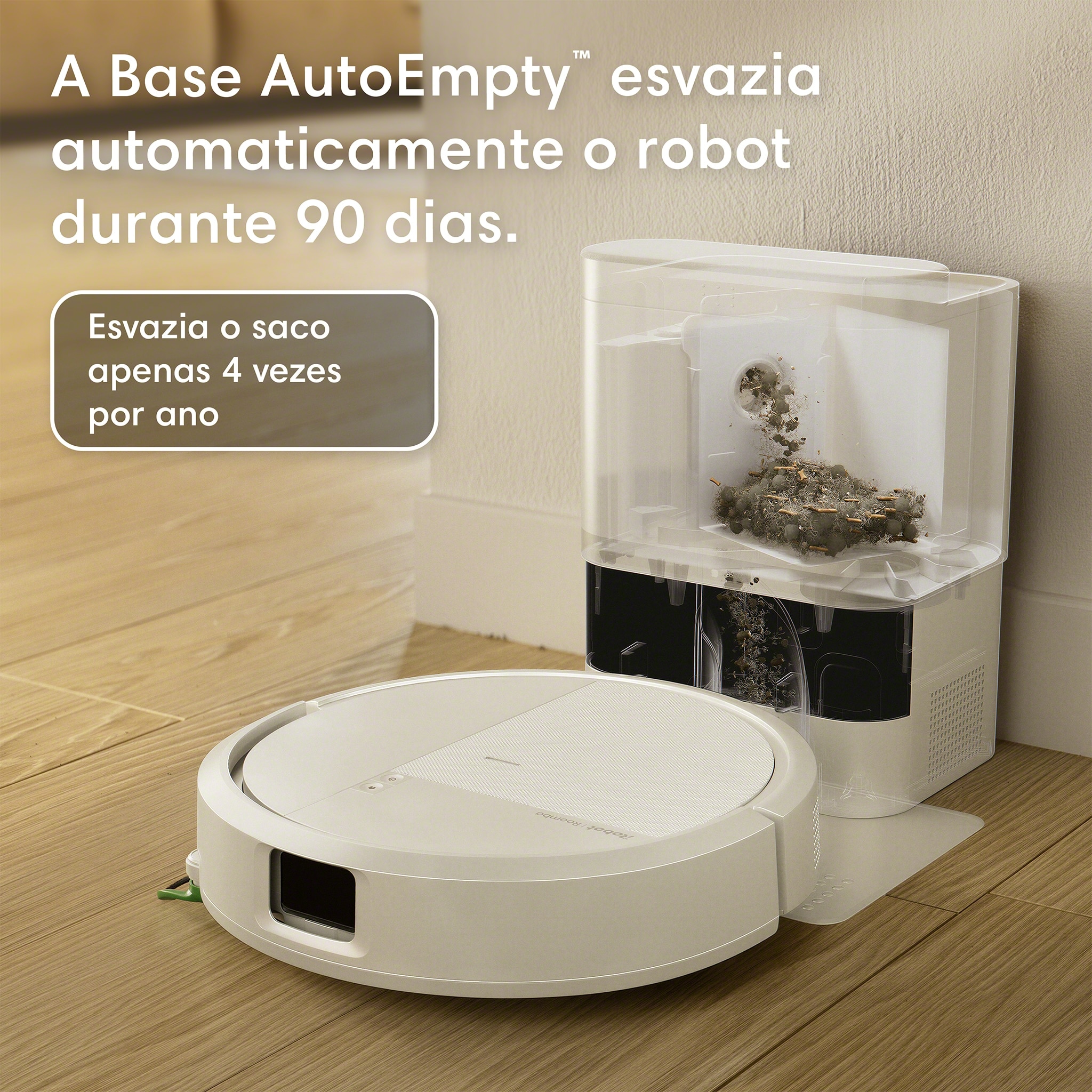 Robot Aspirador e Mopa Roomba® 115 Combo + Base AutoEmpty™ com 90 Dias de Esvaziamento Automático e 15?000 Pascal Branco-3