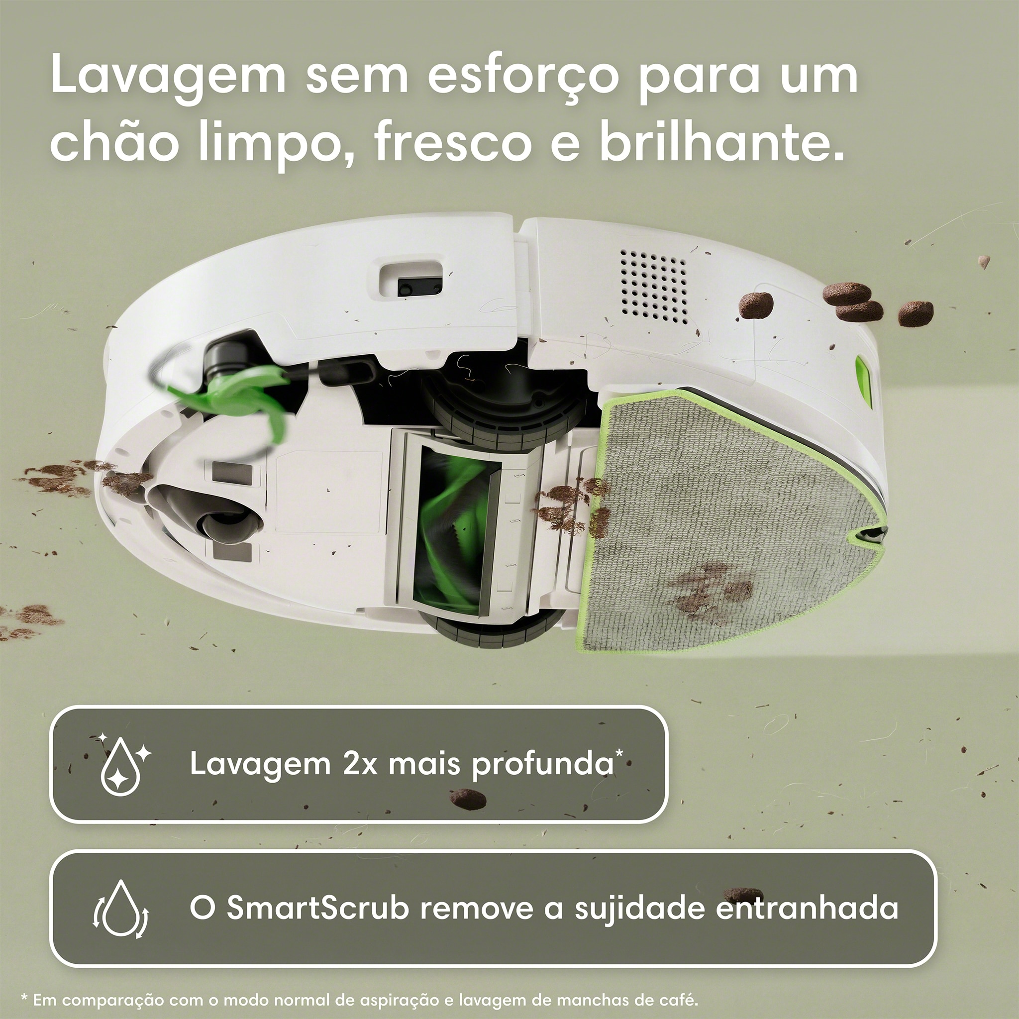 Robot Aspirador e Mopa Roomba® 115 Combo + Base AutoEmpty™ com 90 Dias de Esvaziamento Automático e 15?000 Pascal Branco-6