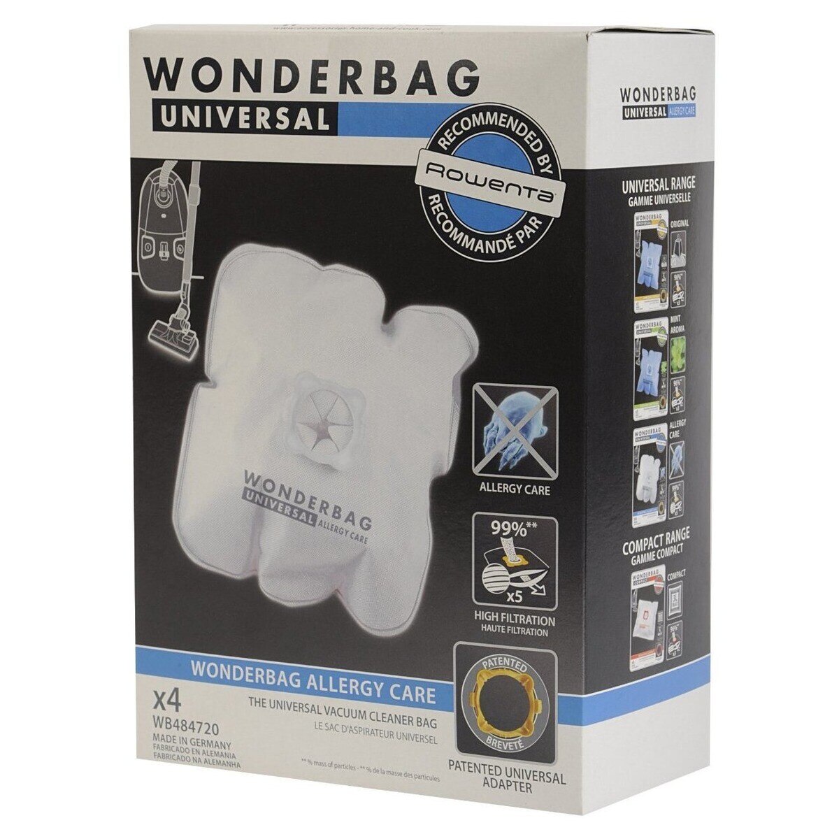 Sacos de Aspirador Rowenta WB484720 2