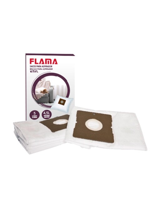 Sacos de Aspirador Flama 16751FL de 4,5 Litros - 5 Unidades 1
