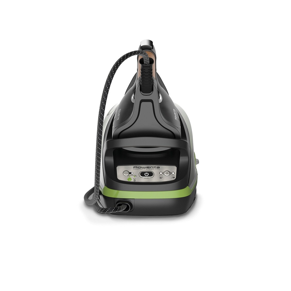 Ferro de Engomar com Caldeira Rowenta Compact Steam DG7664 de 2200 W e Pressão de 6,5 bar Preto / Verde-4