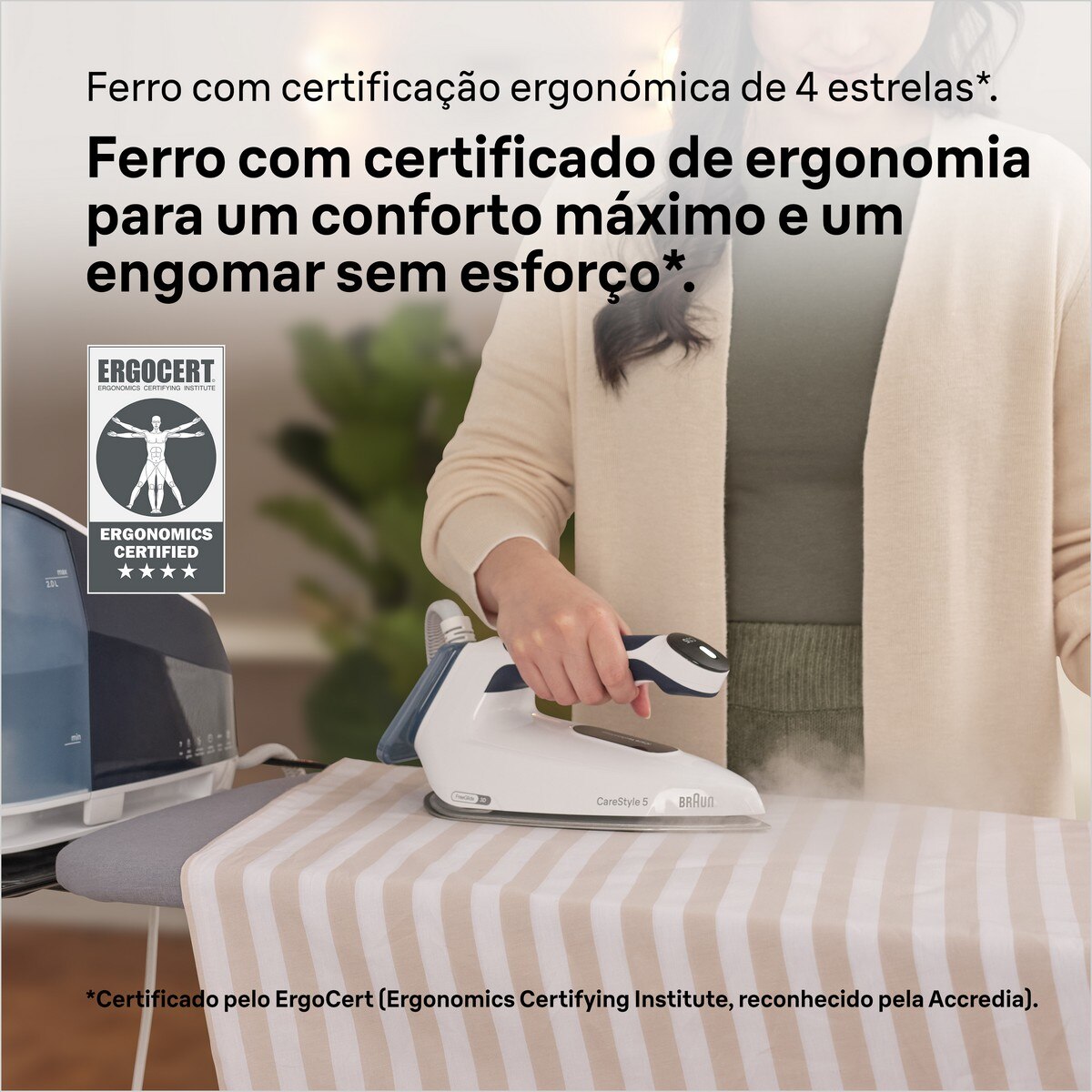 Ferro de Engomar com Caldeira Braun CareStyle 5 IS5245BL Ergonómico com Sistema de Vapor Extra Potente Azul-6