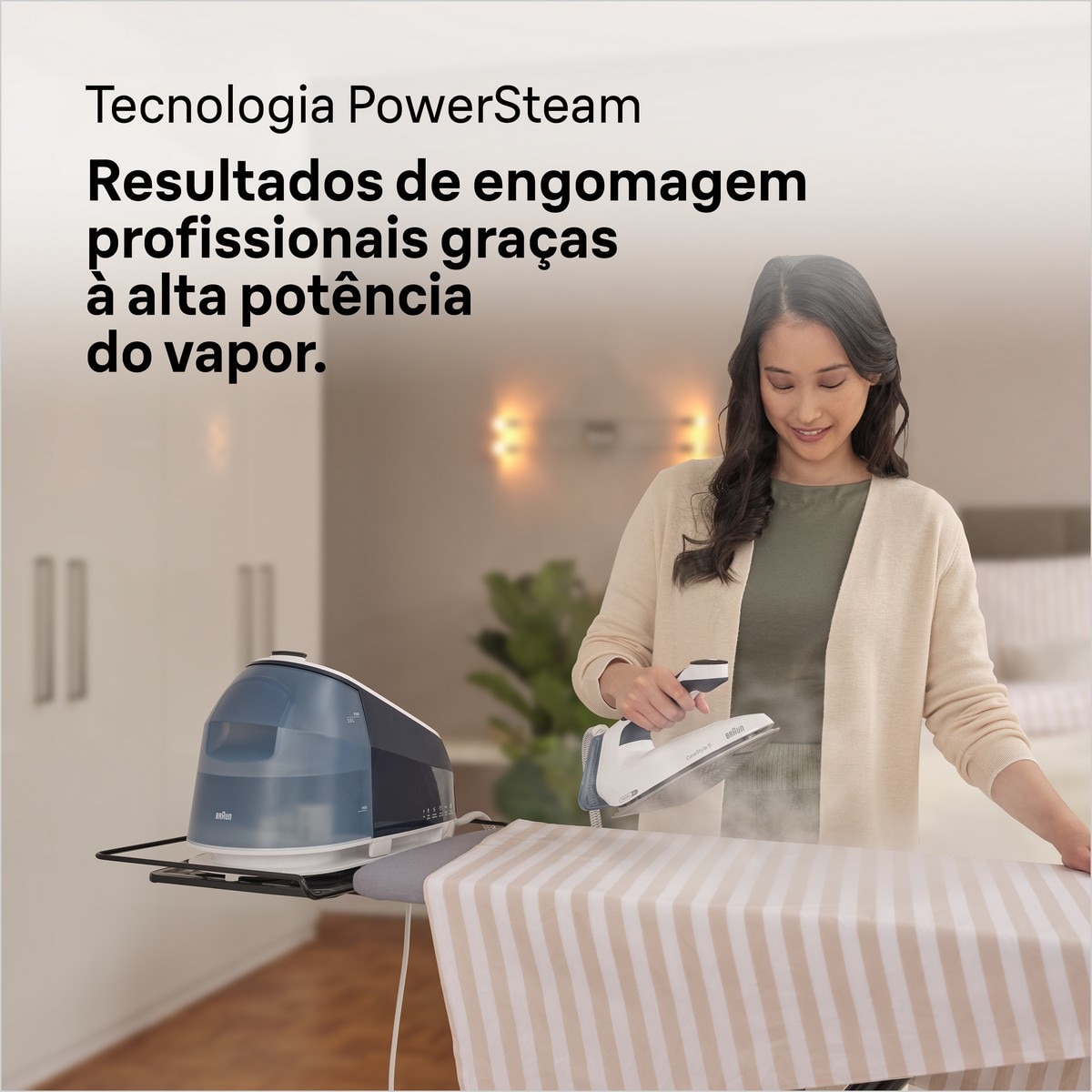 Ferro de Engomar com Caldeira Braun CareStyle 5 IS5245BL Ergonómico com Sistema de Vapor Extra Potente Azul-7