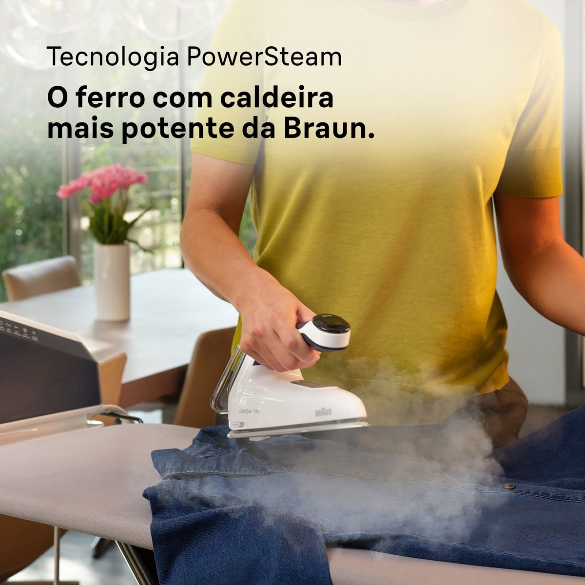 Ferro de Engomar com Caldeira Braun CareStyle 7 Pro IS7282BL Pressão 8 bar e Jato Vapor 650 g/min - Azul Branco / Azul-2