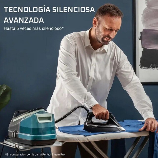 Ferro de Engomar com Caldeira Rowenta DG9621F0 Eco Steam Pro, Pressão 7.8 bar e Jato Vapor 500 g/min - Preto e Verde Preto / Verde-7