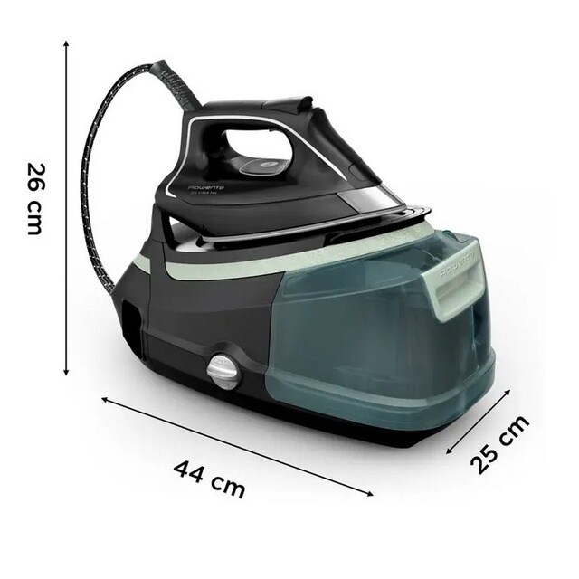 Ferro de Engomar com Caldeira Rowenta DG9621F0 Eco Steam Pro, Pressão 7.8 bar e Jato Vapor 500 g/min - Preto e Verde Preto / Verde-8