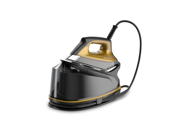 Imagem 0 de Ferro com Caldeira Rowenta DG7644F0 Compact Steam Pro Eco, Jato Vapor 325 gr/min - Cinza e Dourado