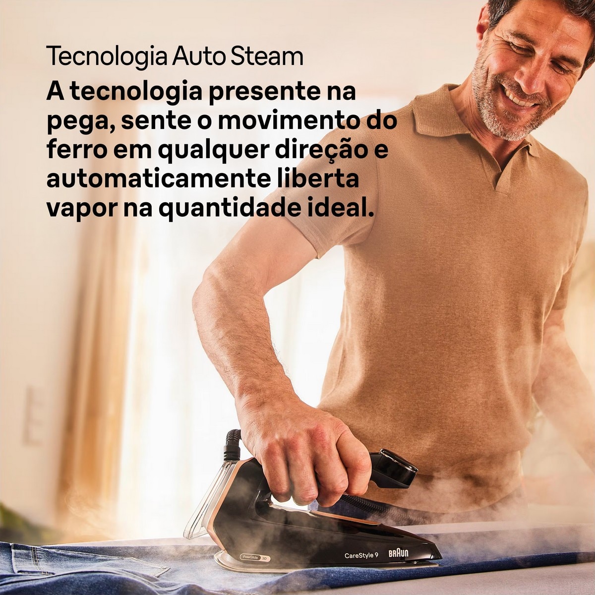 Ferro com Caldeira Braun IS9090BK Carestyle 9, Pressão 9 bar, de 2700 W e Jato Vapor 750 g/min - Preto Preto-5