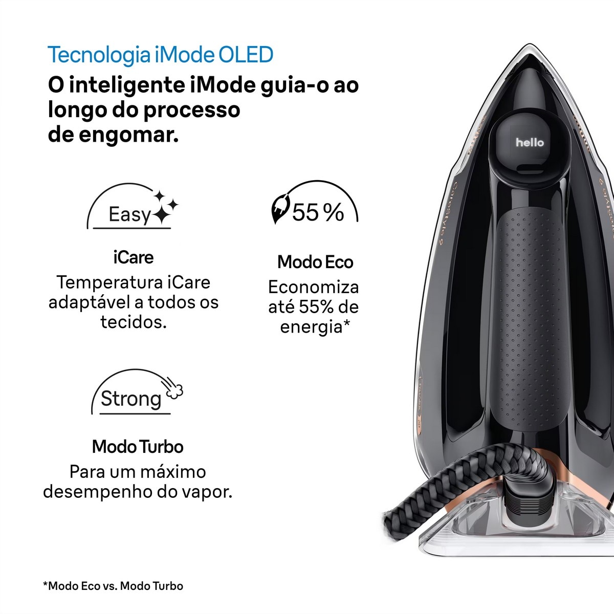 Ferro com Caldeira Braun IS9090BK Carestyle 9, Pressão 9 bar, de 2700 W e Jato Vapor 750 g/min - Preto Preto-7