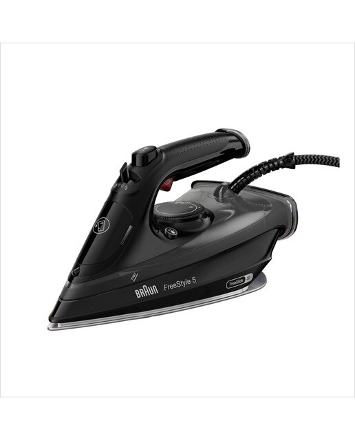 Ferro a Vapor Braun FreeStyle 5 SI5088BK de 2800W - Preto Preto-1