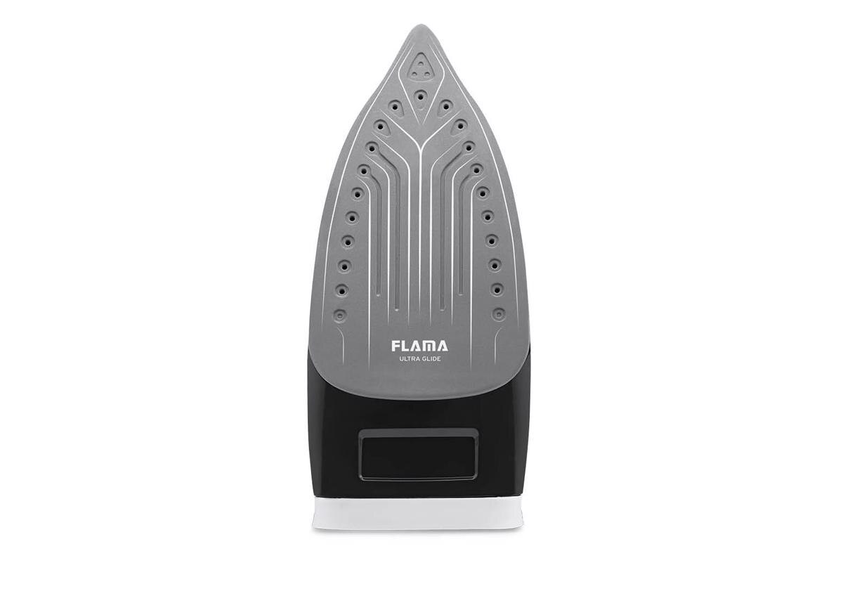 Ferro a Vapor Flama 5342FL de 2400 W Jato de Vapor 80 g/min com Base Cerâmica - Branco, Creme e Cinza 6