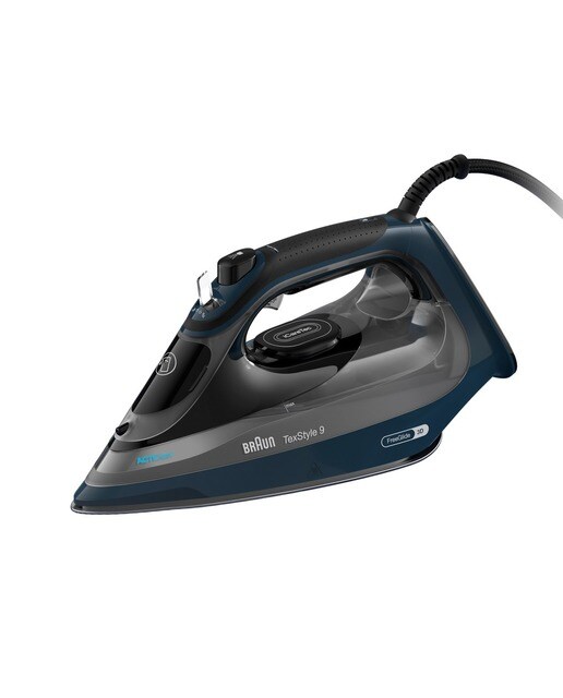 Imagem 0 de Ferro a Vapor Braun TexStyle 9 SI9682DB com Golpe de Vapor Extra Potente e Sistema de Coletor de Cal