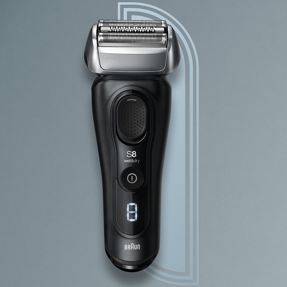 Máquina de Barbear Braun Séries S8 8460c System Wet&Dry - Preto Preto-5