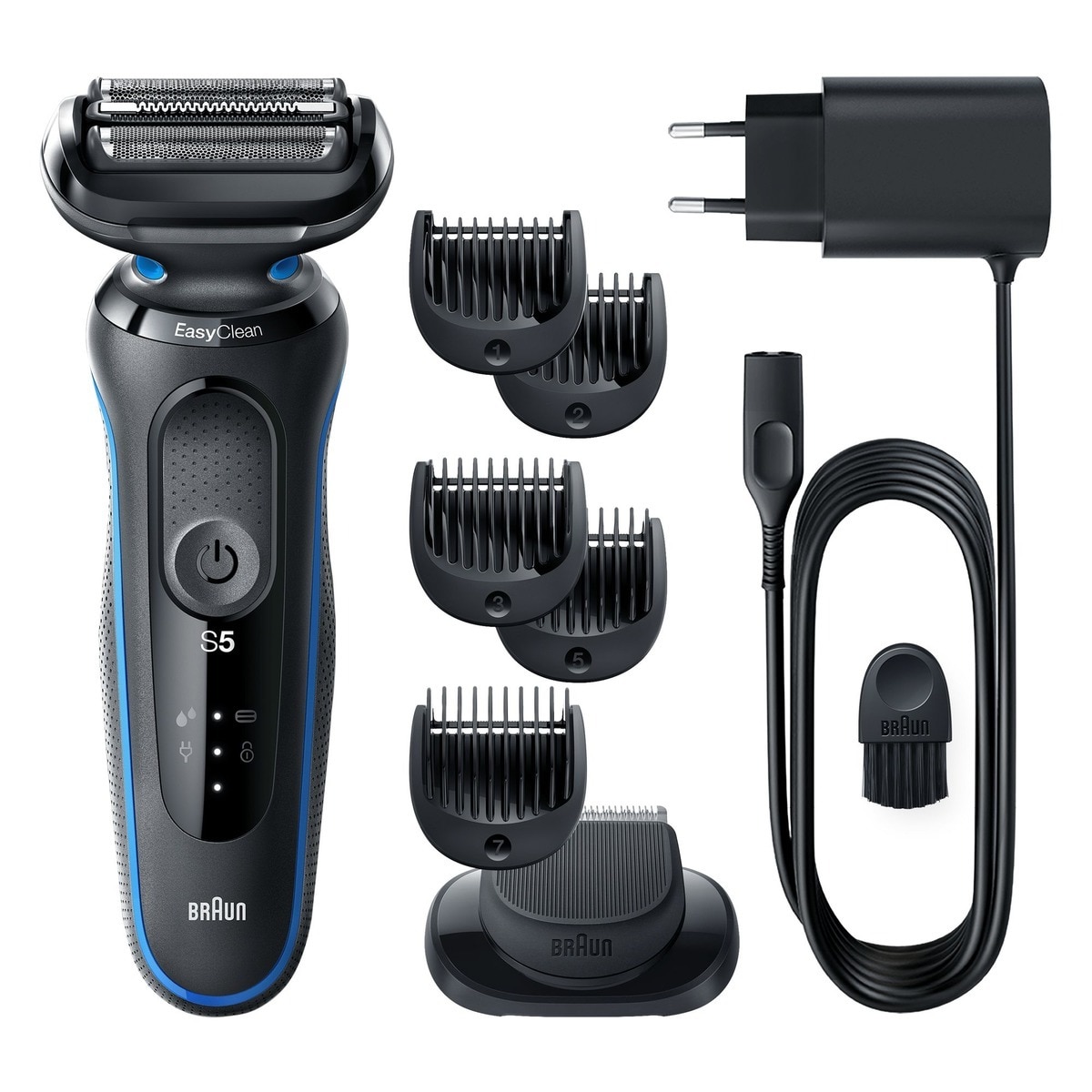 Imagem 0 de Máquina de Barbear Braun Series 5 51-B1500s EasyClick - Azul