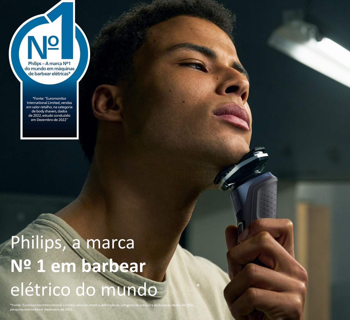 Máquina de Barbear Philips Shaver Series 5000 S5898/35 uso Húmido e Seco - Autonomia 60 min - Cinzento Cinzento-2