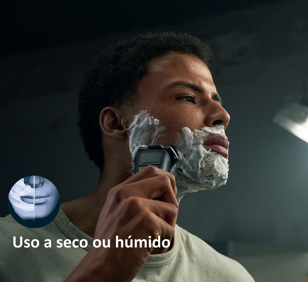 Máquina de Barbear Philips S5887/50 de Uso Seco ou Molhado, Base de limpeza - Autonomia 60 min 4