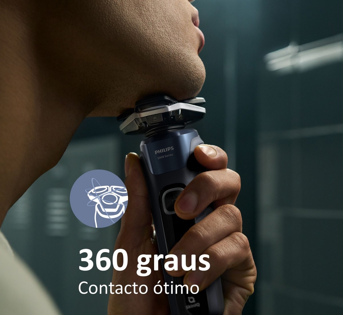 Máquina de Barbear Philips S5887/50 de Uso Seco ou Molhado, Base de limpeza - Autonomia 60 min 6