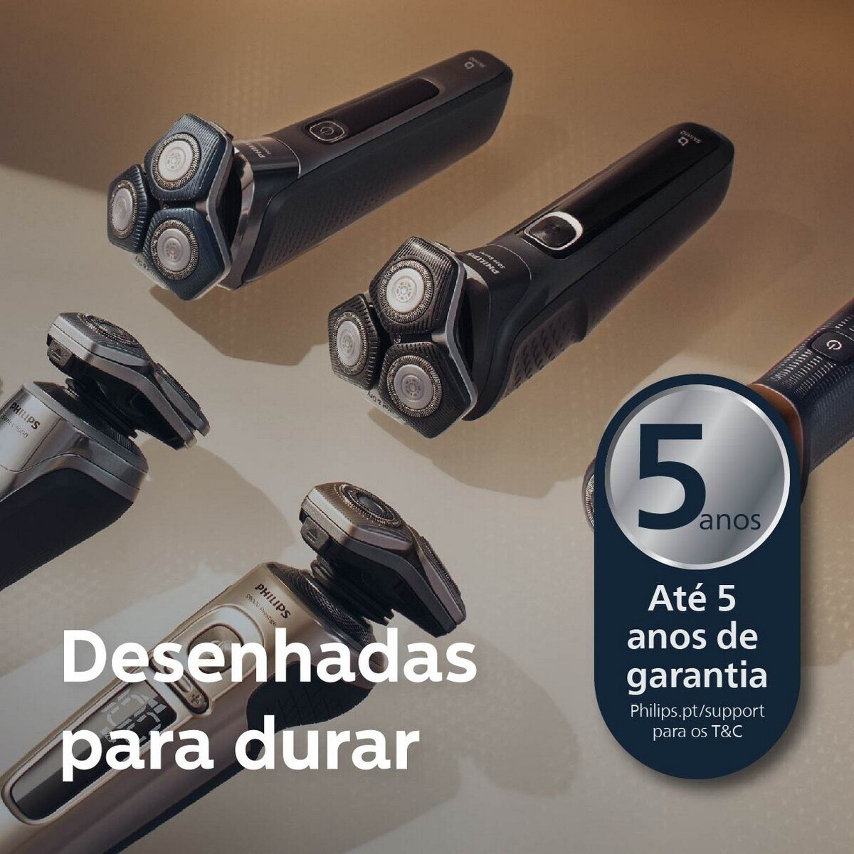 Máquina de Barbear Philips Serie 7000 S7886/35 Uso Seco e Molhado com Suporte de Garga e Bolsa e Autonomia 60 Minutos 3
