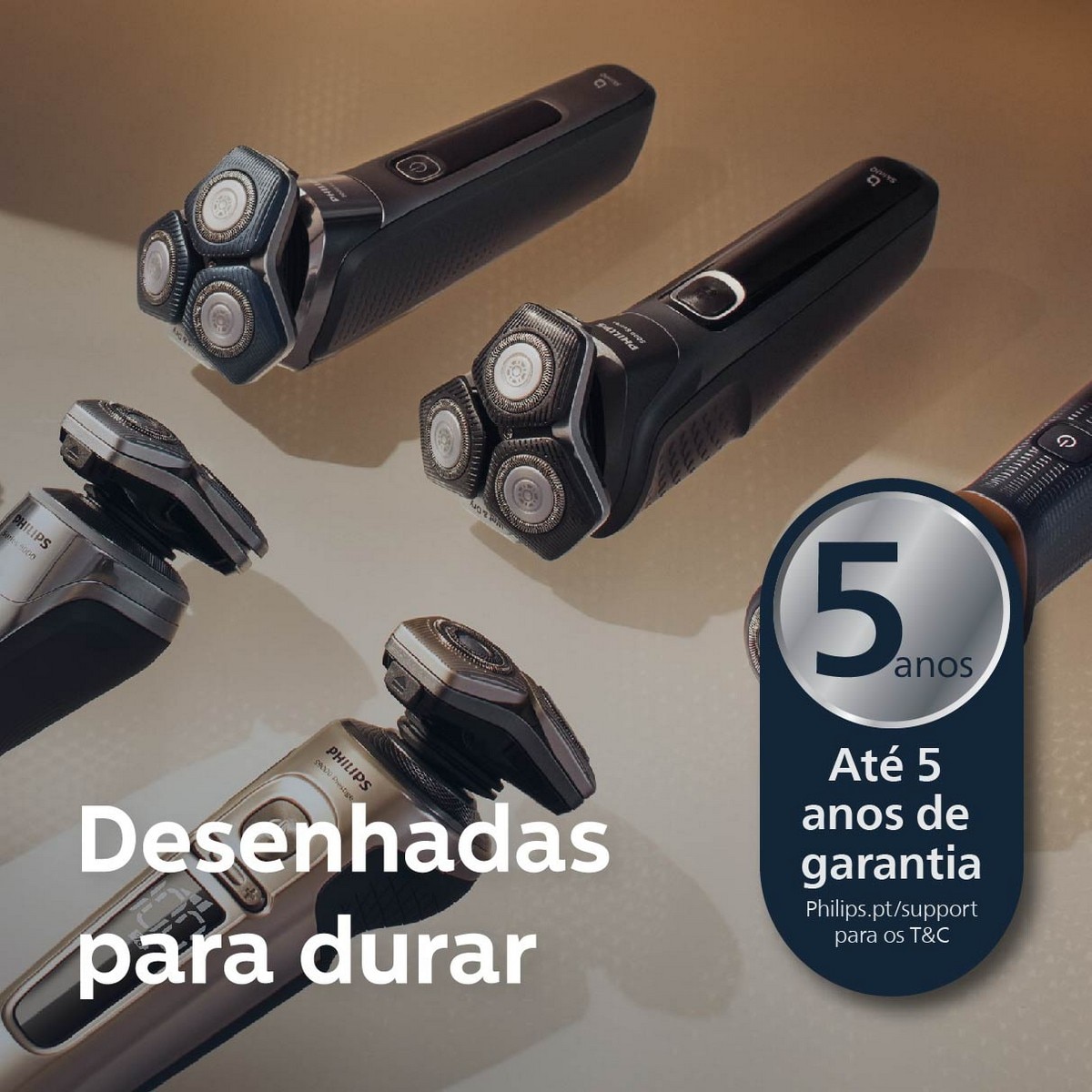Máquina de Barbear Philips Serie 7000 Uso Seco ou Molhado com Base de Limpeza 3