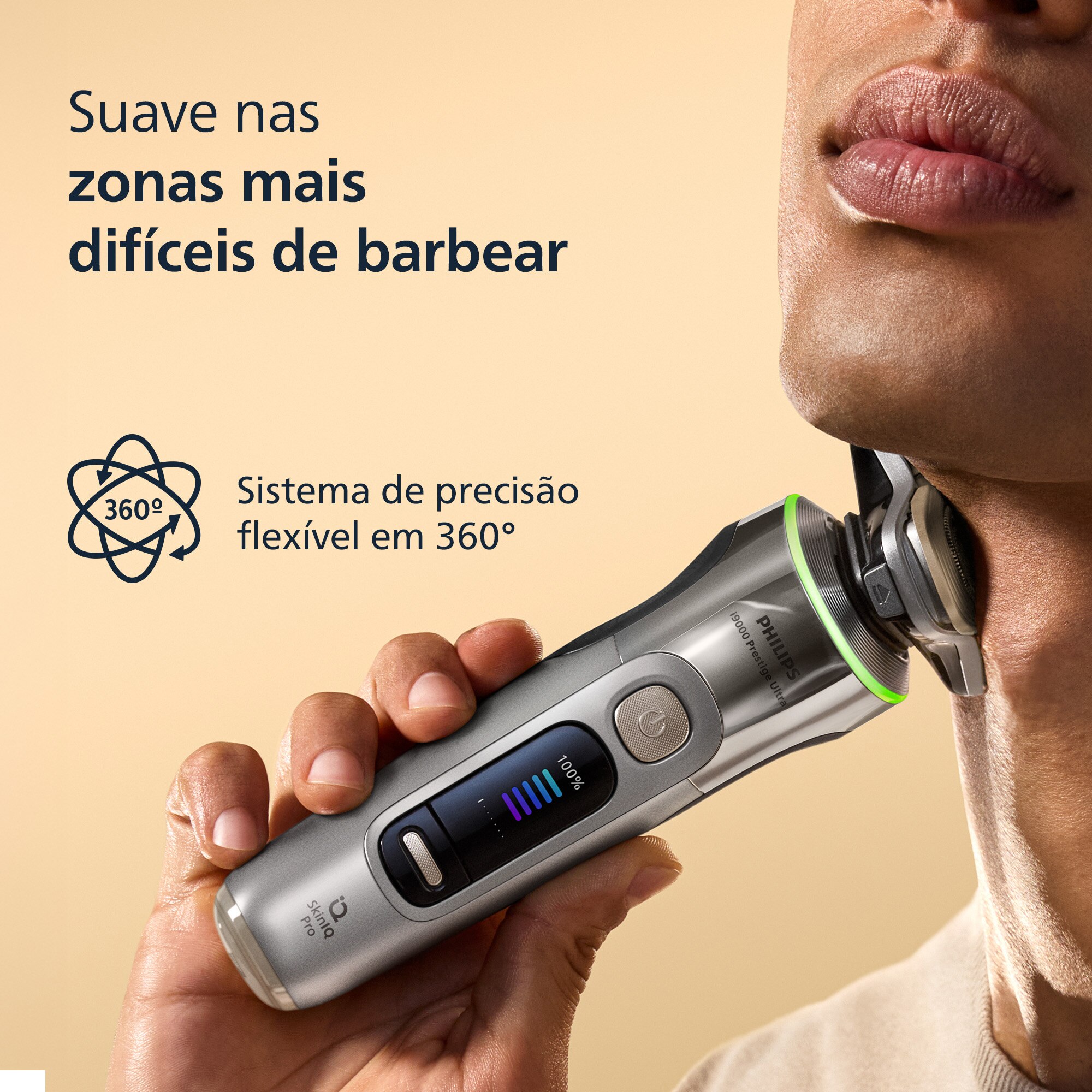 Máquina de Barbear Philips XP9404/46 i9000 Prestige Ultra com