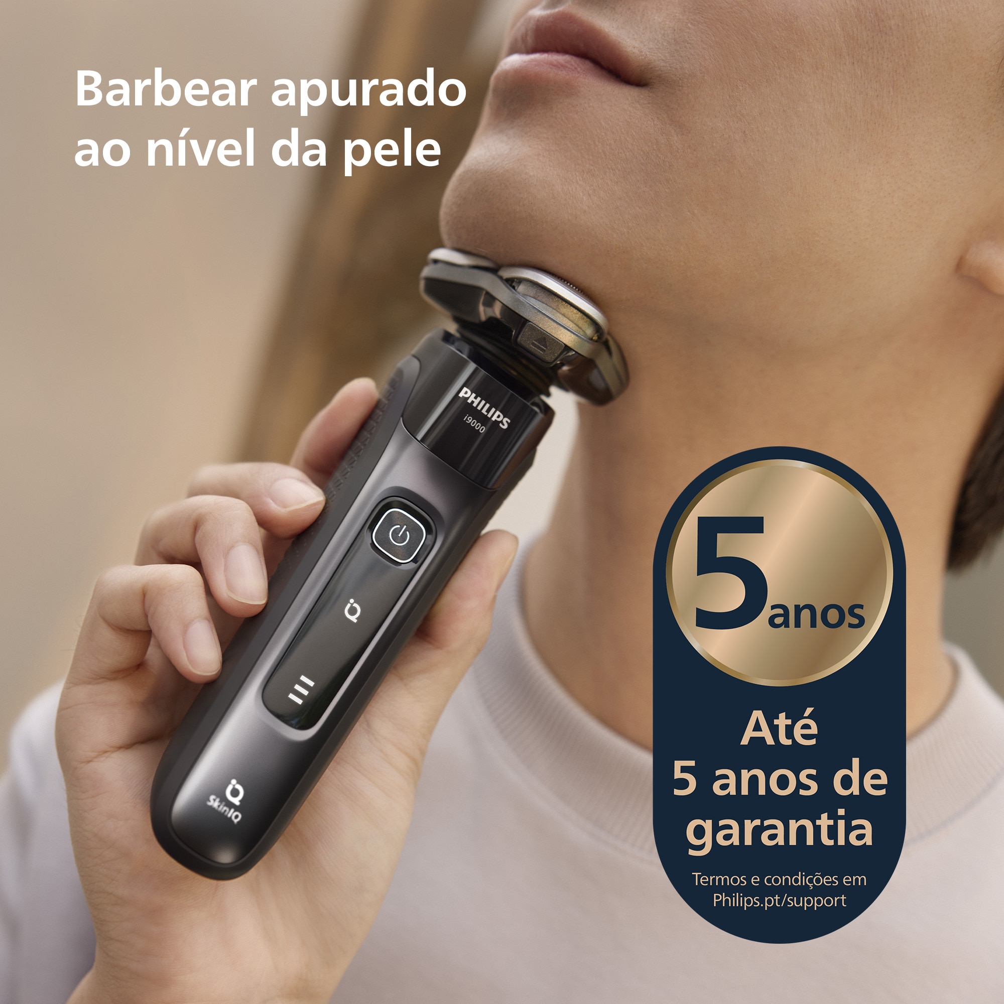 Máquina de Barbear Philips X9000/30 i9000 a Seco ou Molhado, Centro de Limpeza e Base de Carga 3