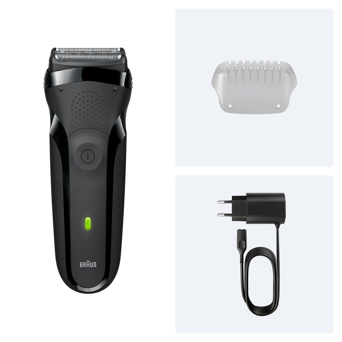 Máquina de Barbear Elétrica Braun 80828671 Série 3 Homem 300S - Preto Preto-6