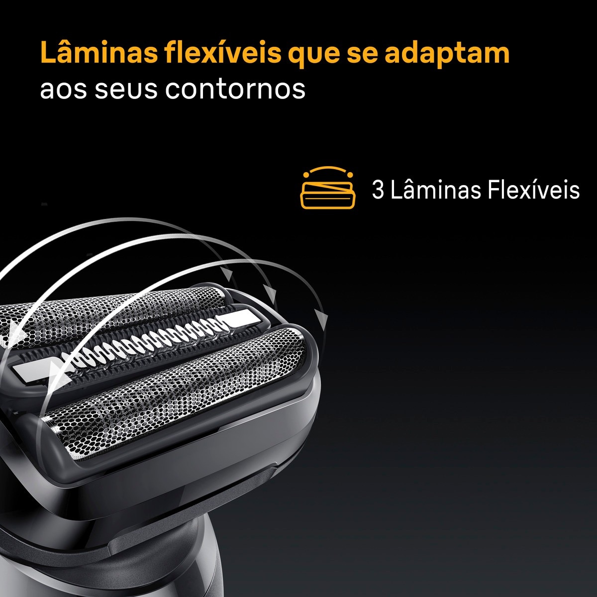 Máquina de Barbear Braun Series 5 52-N1200S, 1 Acessório, Até 50 Minutos - Preto Preto-3