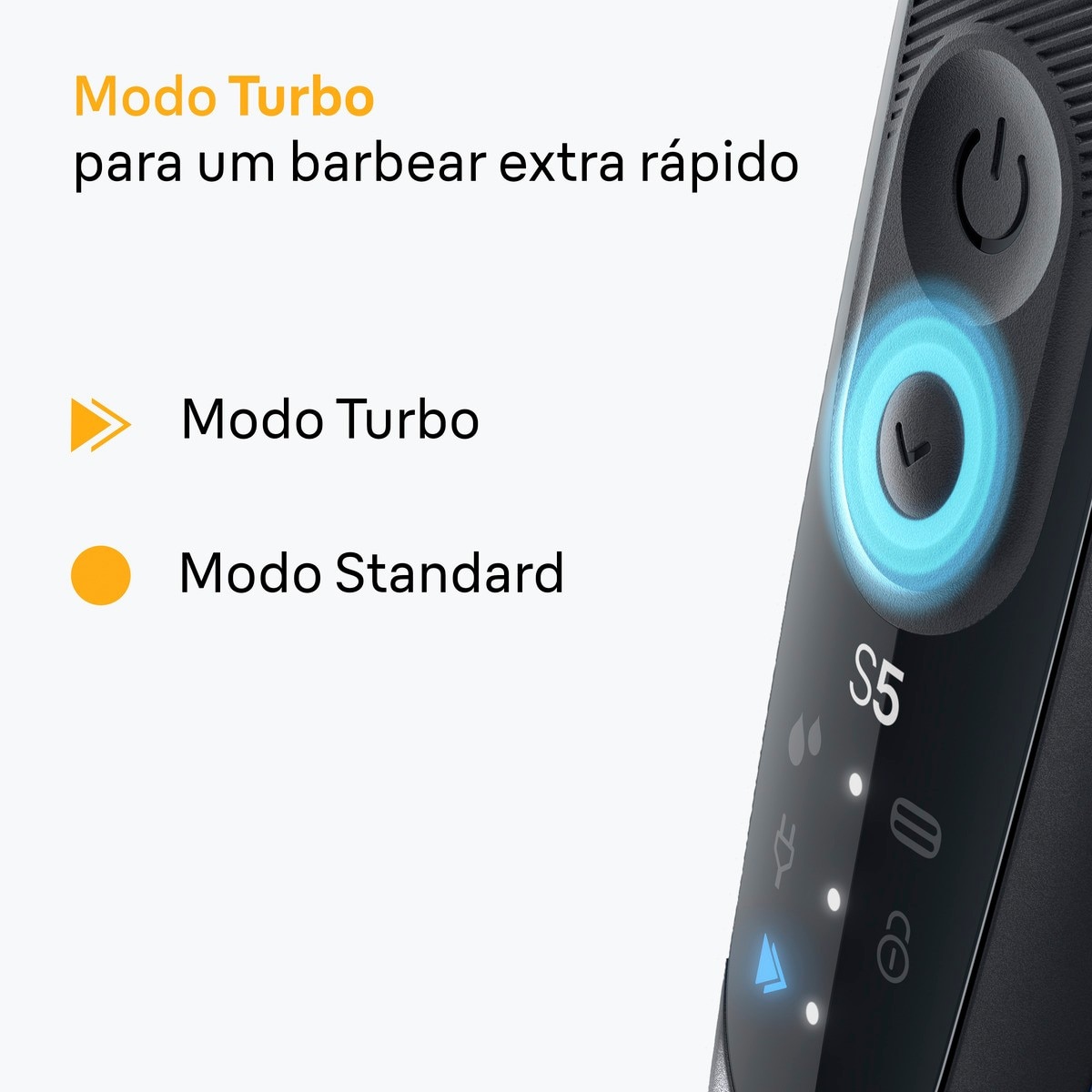 Máquina de Barbear Braun Series 5 52-N1200S, 1 Acessório, Até 50 Minutos - Preto Preto-4