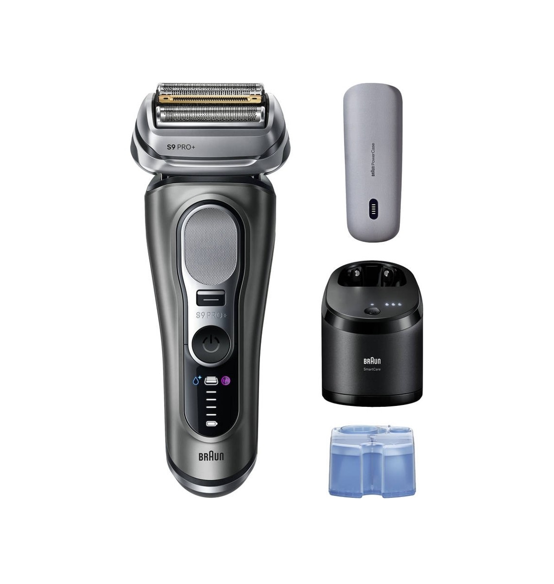 Imagem 0 de Máquina de Barbear Braun Series 9 Pro+ 9675cc - Cinzento e Prateado