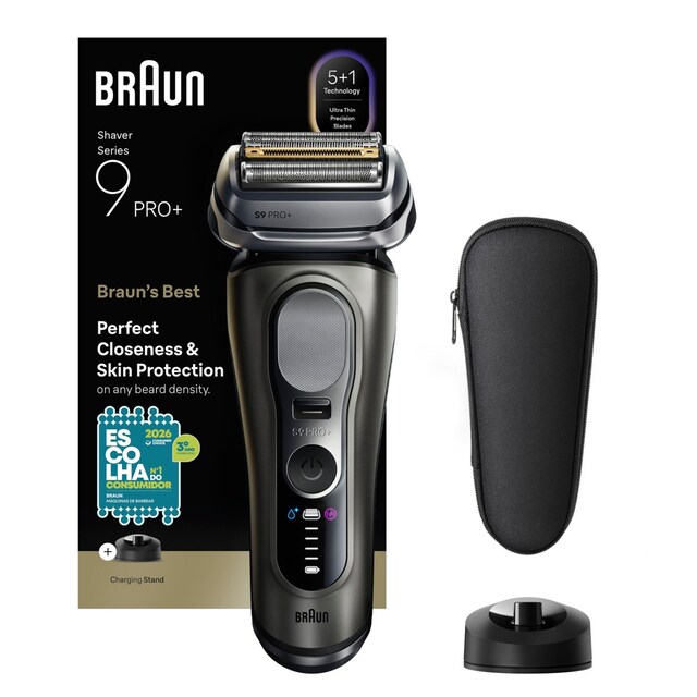 Imagem 0 de Máquina de Barbear Braun Série 9 Pro+ 9615 S - Cinzento