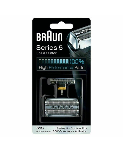 Recarga Lâmina de Máquina de Barbear Braun Series 5 360º - Silver Silver-1