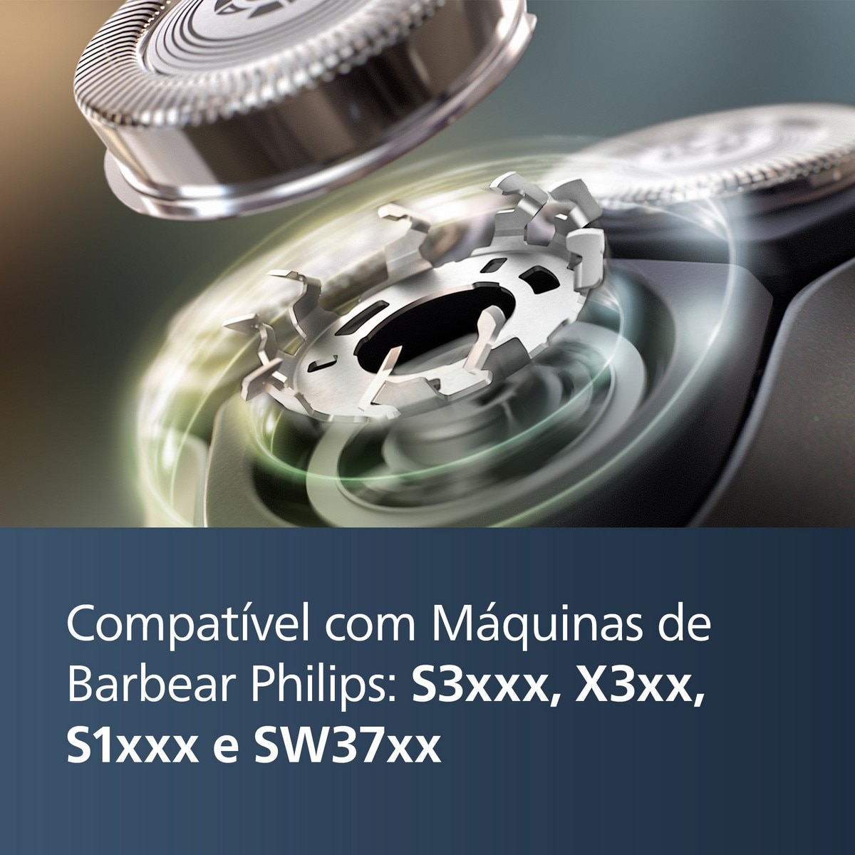 Lâminas para Máquinas de Barbear Philips SH30/50 (X5000, S3000, X3000, S1000) Inox-2