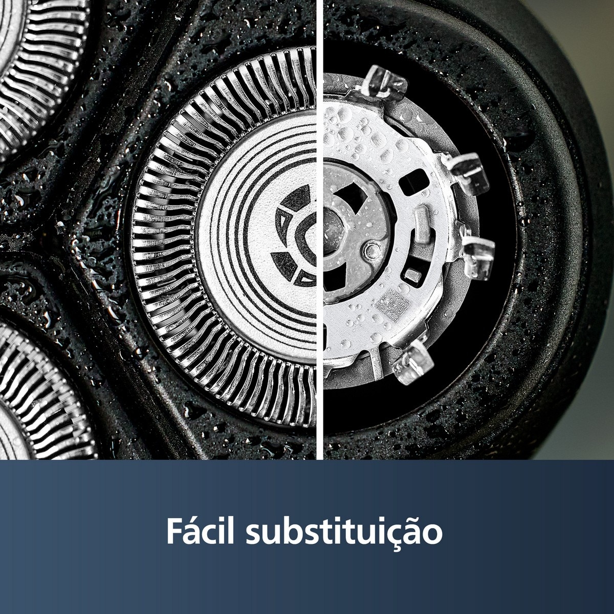 Lâminas para Máquinas de Barbear Philips SH30/50 (X5000, S3000, X3000, S1000) Inox-4