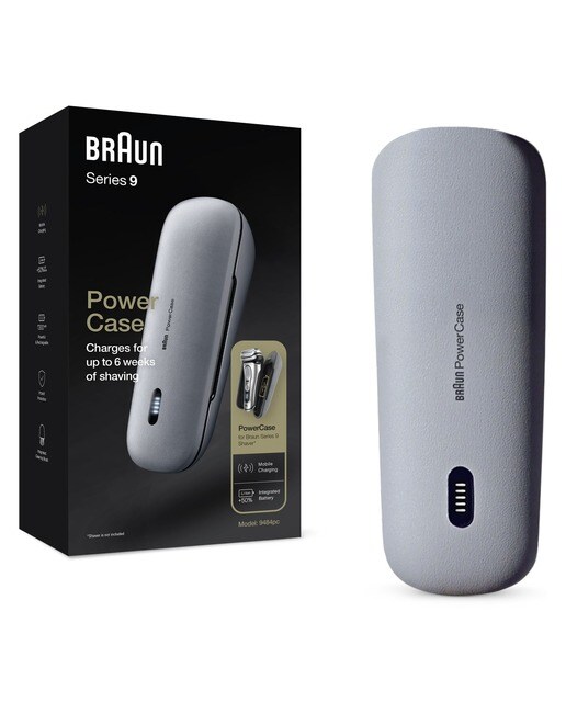 Imagem 0 de Estojo de Carregamento Braun PowerCase para Máquina de Barbear Série 8 e 9 - Cinzento