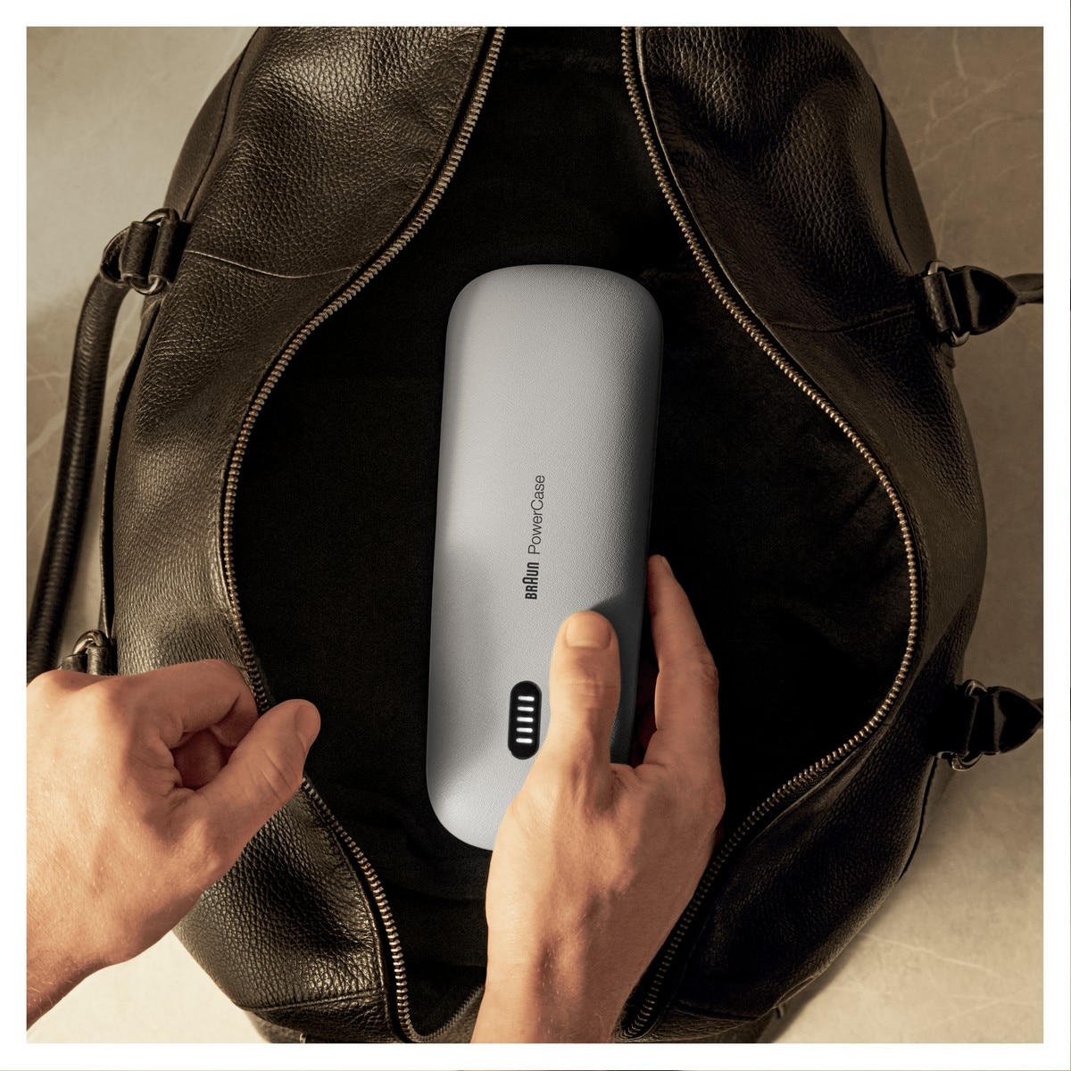 Estojo de Carregamento Braun PowerCase para Máquina de Barbear Série 8 e 9 - Cinzento Cinzento-6