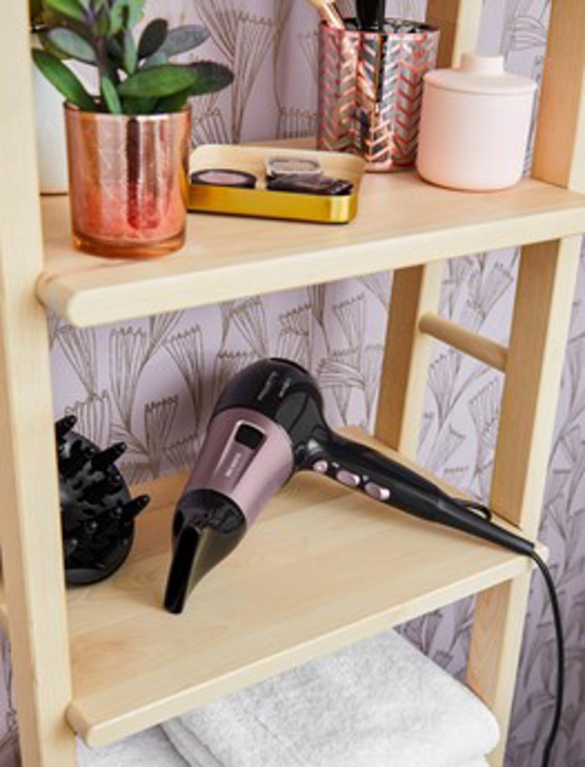 Secador de Cabelo Rowenta CV5940F0 Premium Care Powerline de 2400 W - Preto e Rosa Preto / Rosa-4