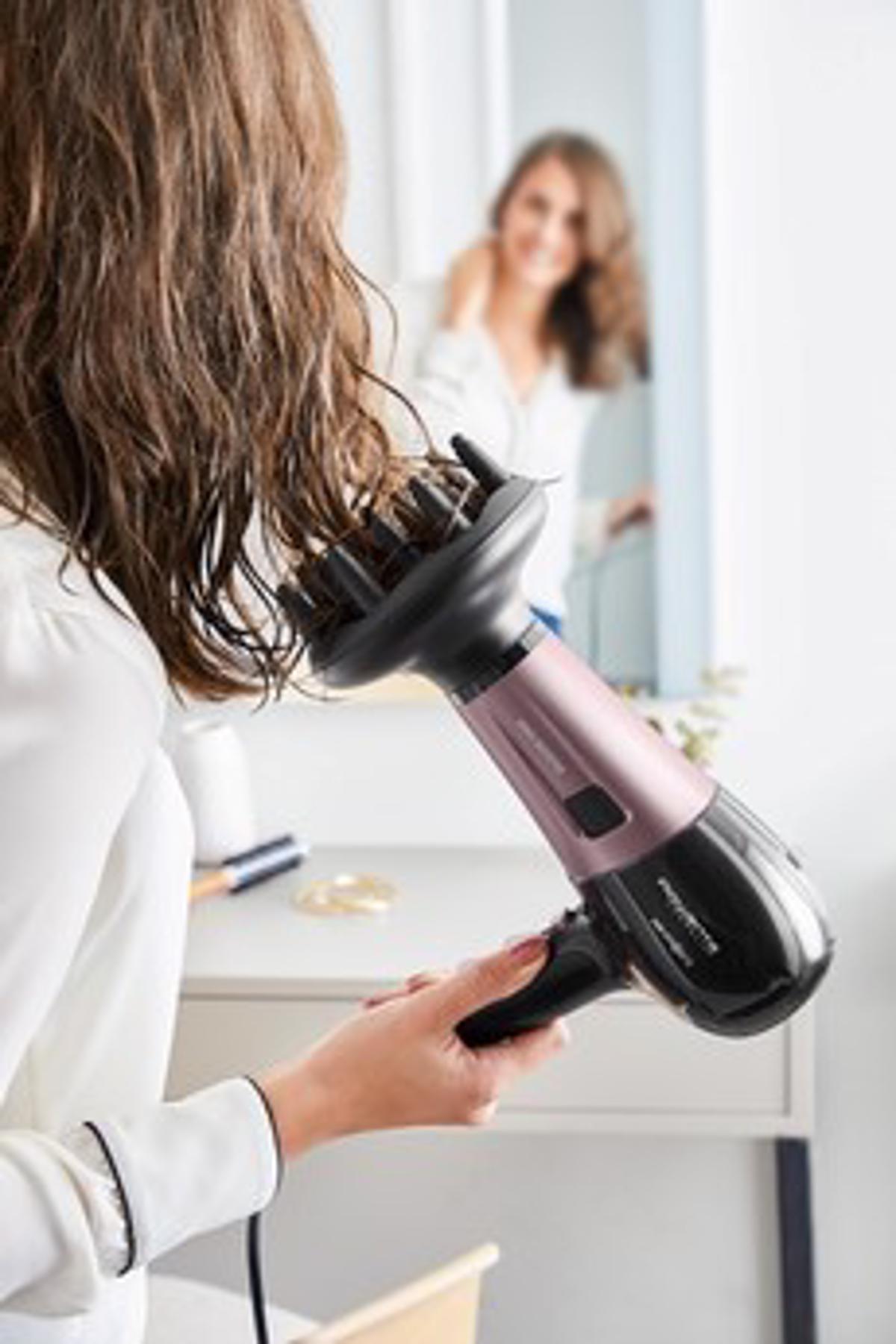 Secador de Cabelo Rowenta CV5940F0 Premium Care Powerline de 2400 W - Preto e Rosa Preto / Rosa-5