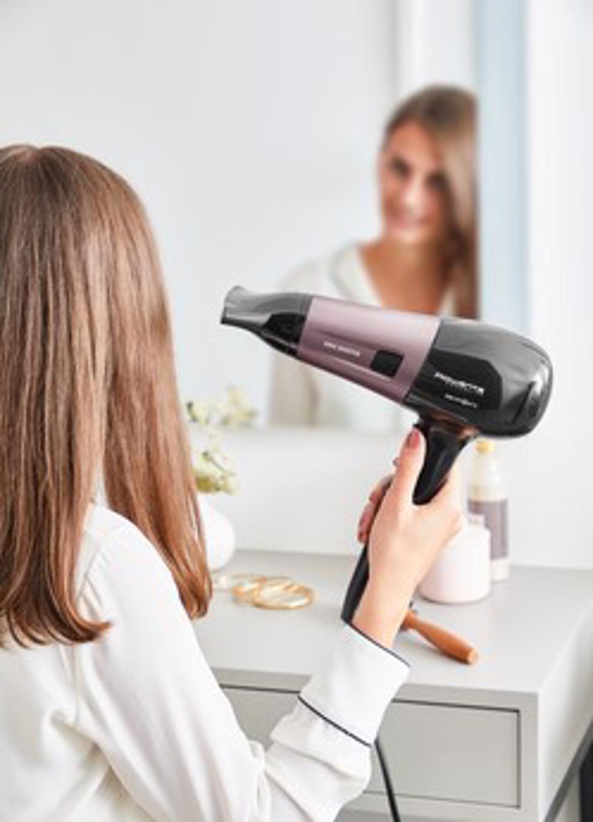 Secador de Cabelo Rowenta CV5940F0 Premium Care Powerline de 2400 W - Preto e Rosa Preto / Rosa-6