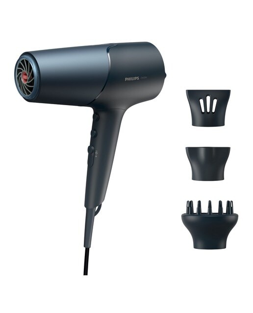 Imagem 0 de Secador de Cabelo Philips BHD512/20 de 2300 W e 3 Níveis de Temperatura - Azul