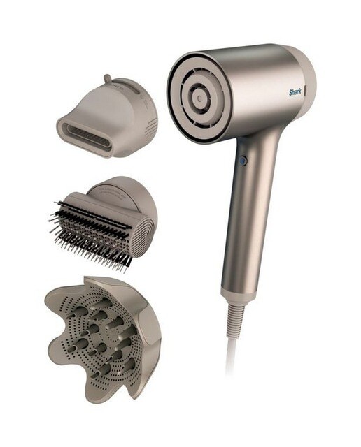 Imagem 0 de Secador de Cabelo Shark HD120SLEU Style iQ com Tecnologia iQ e de 1600 W - Champanhe
