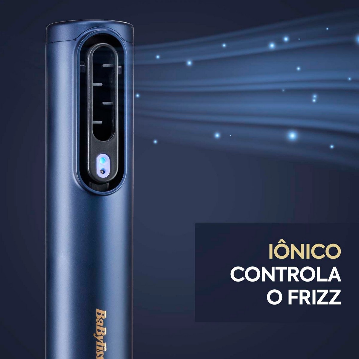 Secador, Alisador e Modelador de Cabelo BaByliss Air Wand 3 em 1 - Cabelo Molhado ou Seco, Motor Digital, 123 km/h, Modo Ultra-Care, Anti-Frizz Azul-13