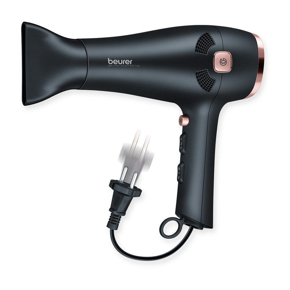 Secador de Cabelo Beurer HC55 de 2200 W - Preto Preto-1