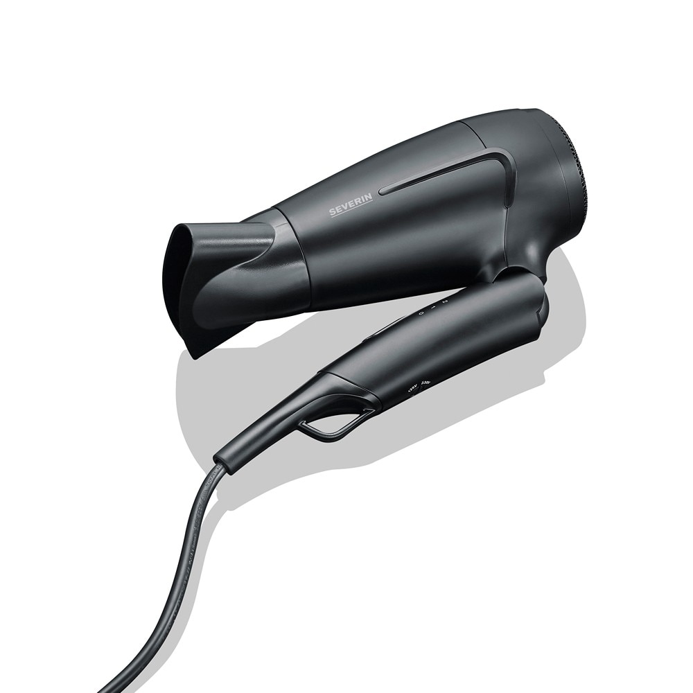 Secador de Cabelo Severin HT0159 de Viagem de 1600 W - Preto Preto-1