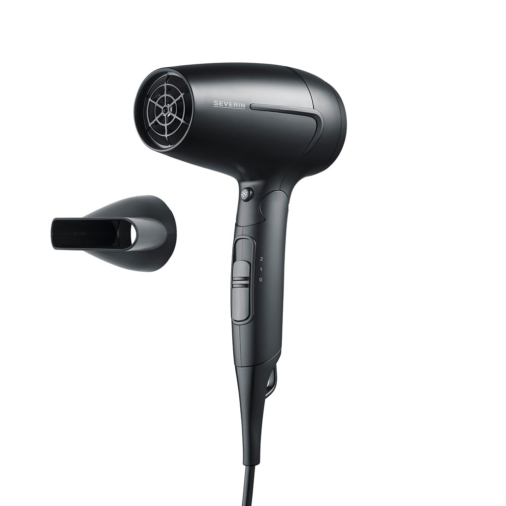 Secador de Cabelo Severin HT0159 de Viagem de 1600 W - Preto Preto-3