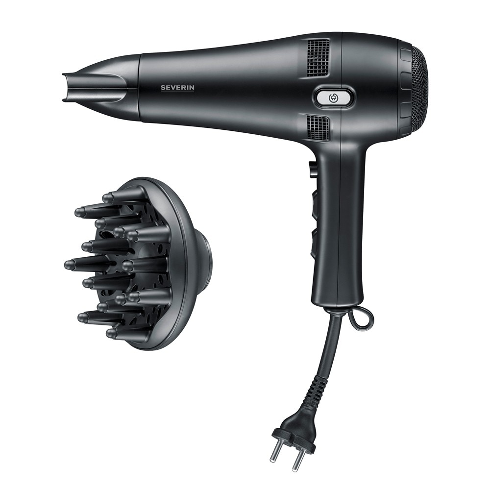 Secador de Cabelo Severin HT0165 de 2100 W - Preto Preto-1