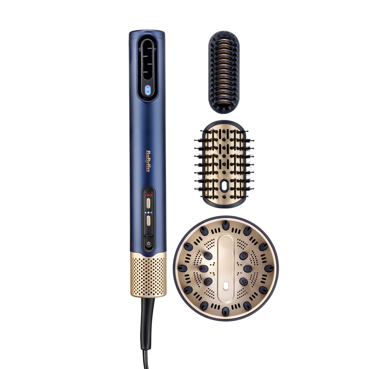 Secador e Alisador de Cabelo Styler BaByliss Air Wand Special Edition com Difusor Cerâmico Azul-1
