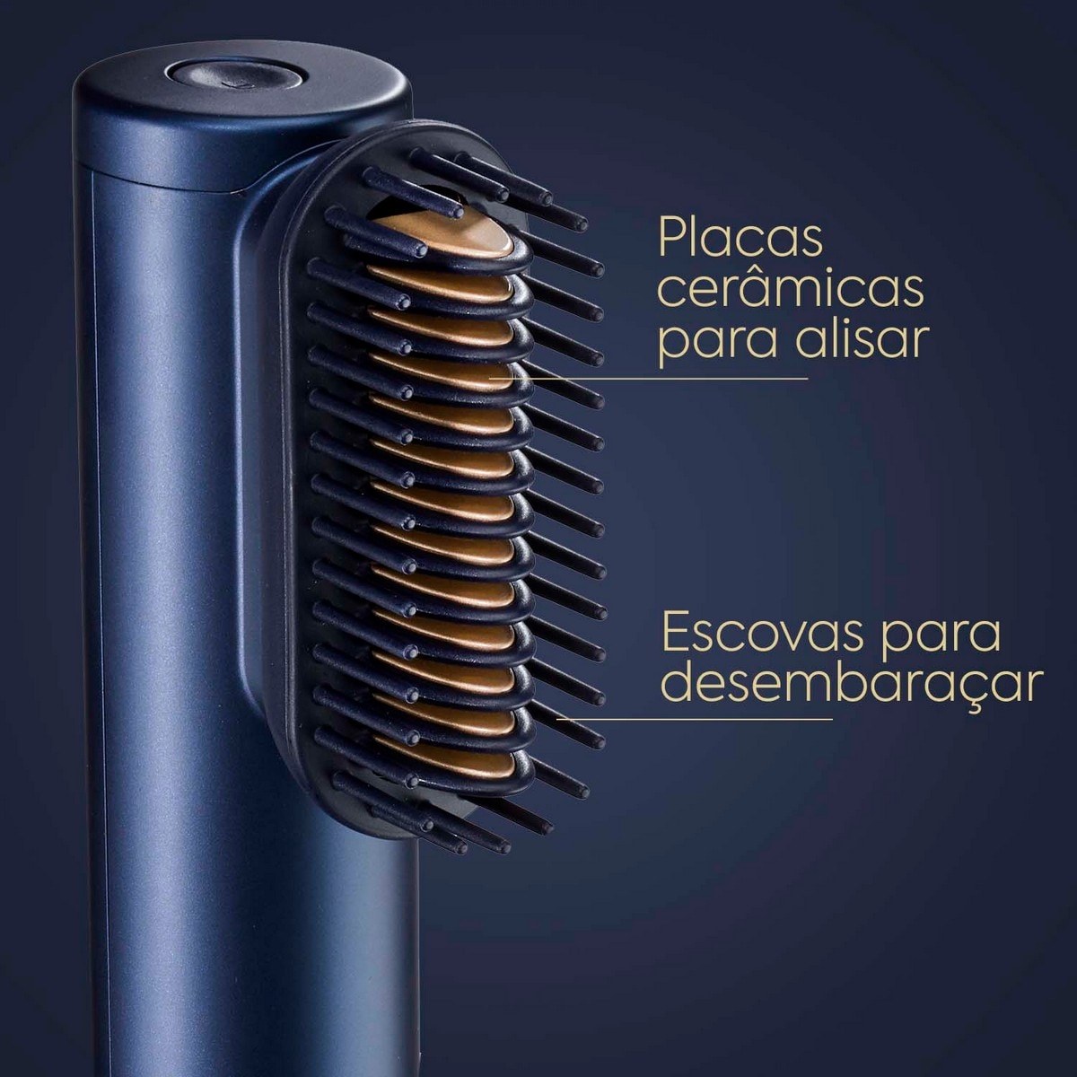 Secador e Alisador de Cabelo Styler BaByliss Air Wand Special Edition com Difusor Cerâmico Azul-11