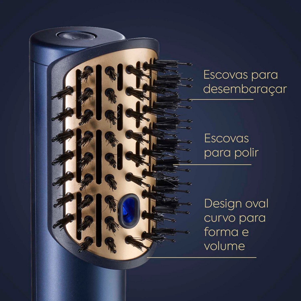 Secador e Alisador de Cabelo Styler BaByliss Air Wand Special Edition com Difusor Cerâmico Azul-12